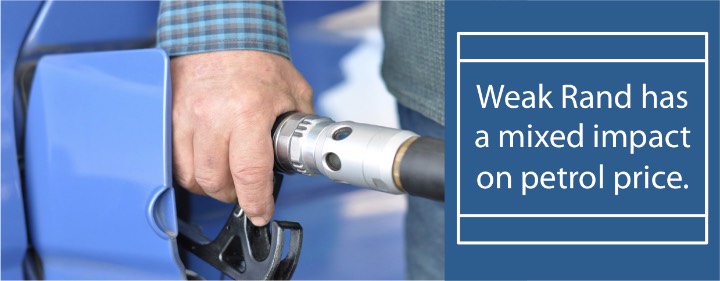 WEAK RAND HAS A MIXED IMPACT ON PETROL PRICE