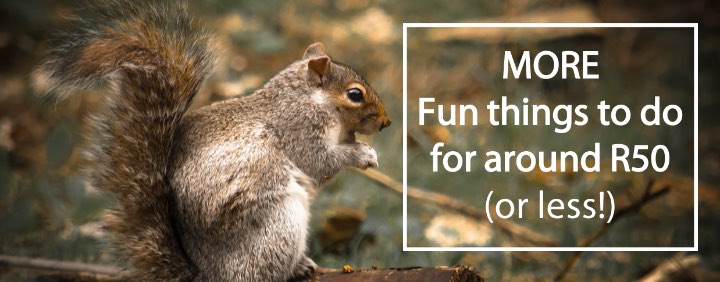 MORE Fun things to do for around R50 (or less!)