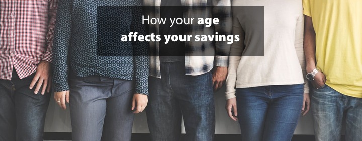 How your age affects your savings