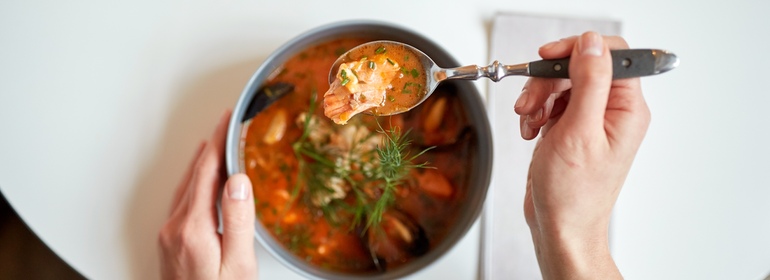 Soup’s on ain’t a soupçon!